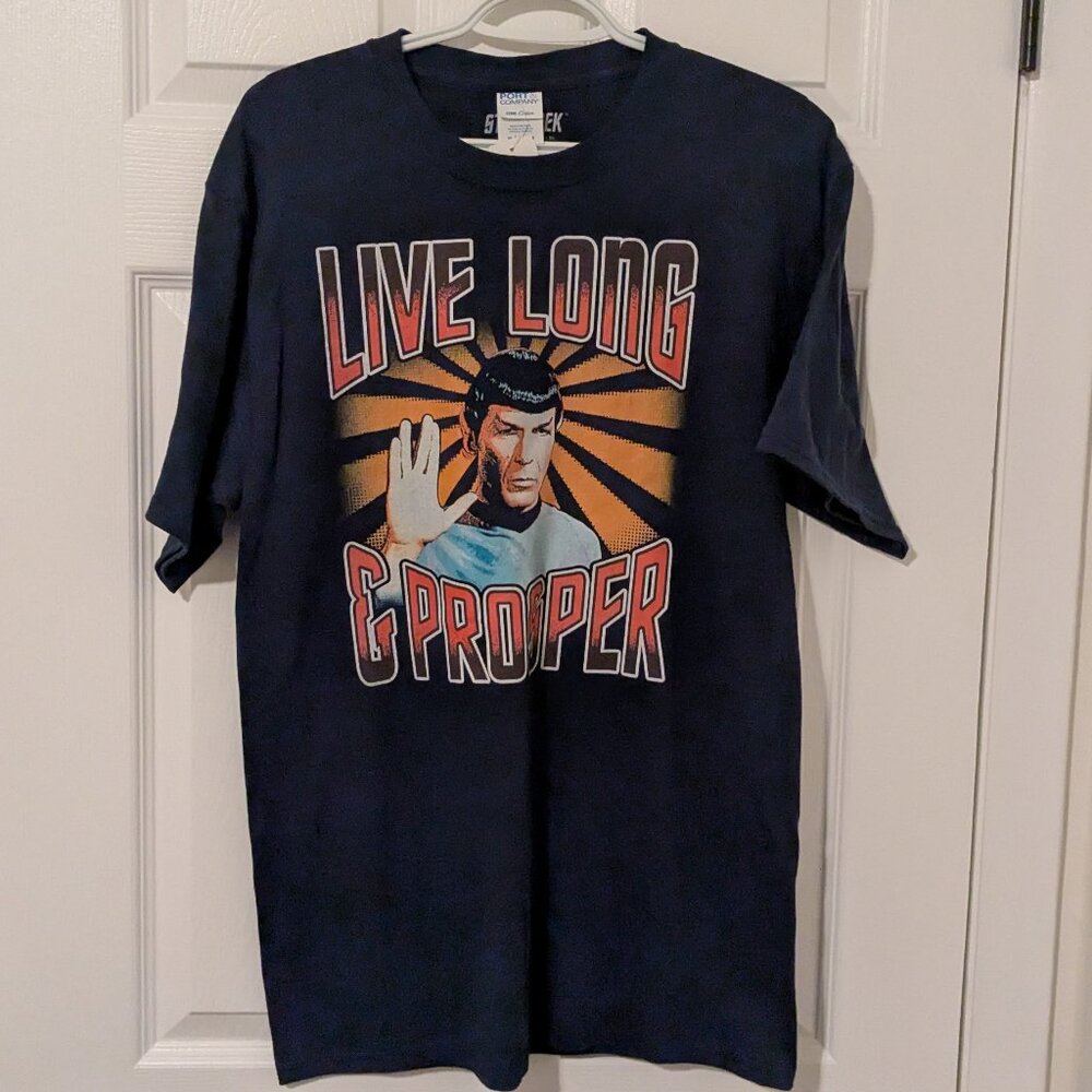 Smithsonian Spock short sleeve tee size medium long